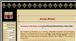 Desktop Screenshot of foreign.ruritania.net