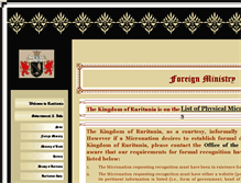 Tablet Screenshot of foreign.ruritania.net